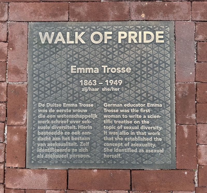 Emma Trosse Marker. Click for full size. Emma Trosse Marker image. Click for full size.