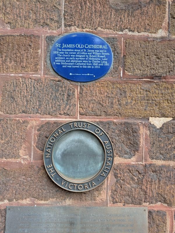 St. James Old Cathederal Marker image. Click for full size.