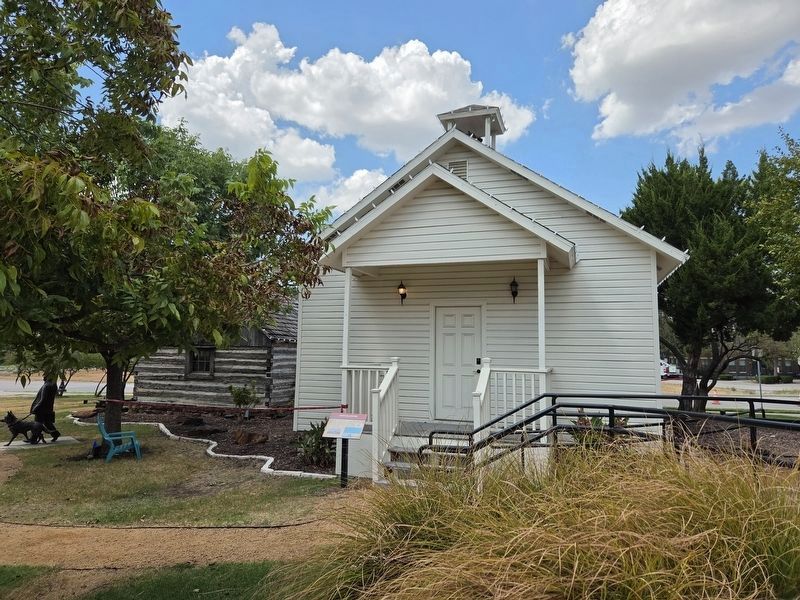 Schoolhouse and Marker. Click for full size. Schoolhouse and Marker image. Click for full size.