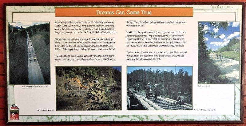 Dreams Can Come True Marker. Click for full size. Dreams Can Come True Marker image. Click for full size.