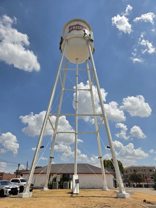 Frisco Water Tower and Marker. Click for full size. Frisco Water Tower and Marker image. Click for full size.