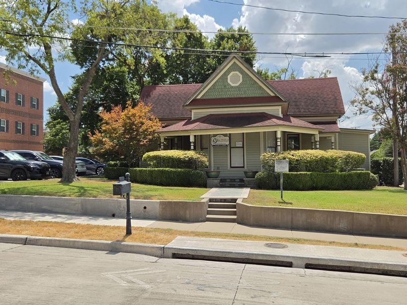 C.J. Hill House and Marker. Click for full size. C.J. Hill House and Marker image. Click for full size.