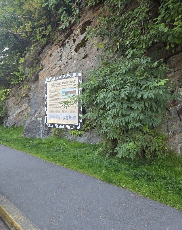 Historic Cow Bay Marker. Click for full size. Historic Cow Bay Marker image. Click for full size.