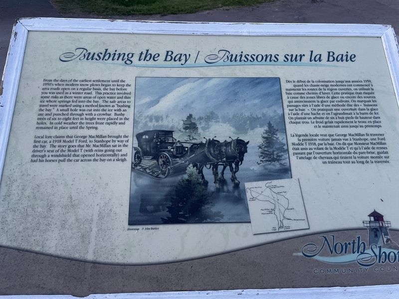 Bushing the Bay Marker. Click for full size. Bushing the Bay Marker image. Click for full size.