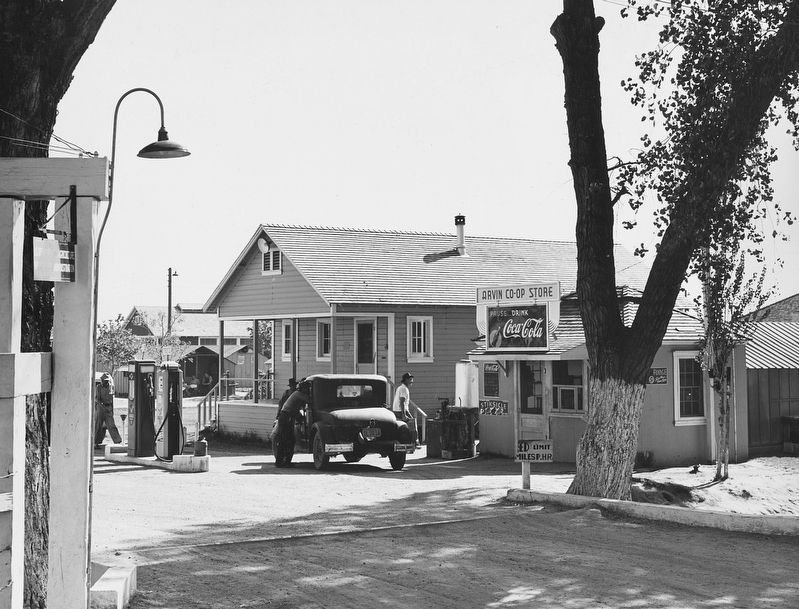 Camp Entrance - 1940. Click for full size. Camp Entrance - 1940 image. Click for full size.
