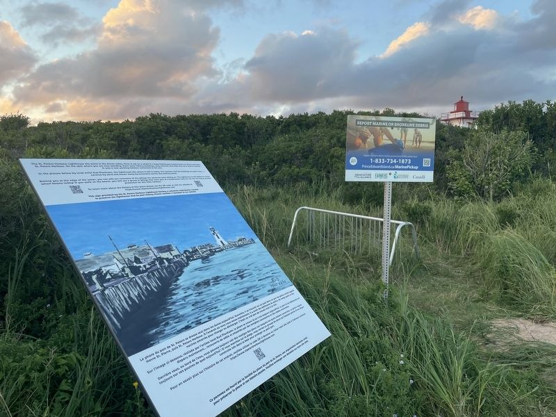 St. Peters Harbour Lighthouse Marker. Click for full size. St. Peters Harbour Lighthouse Marker image. Click for full size.
