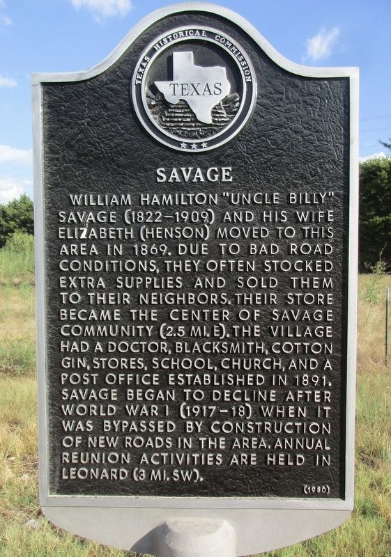 Savage Marker image. Click for full size.