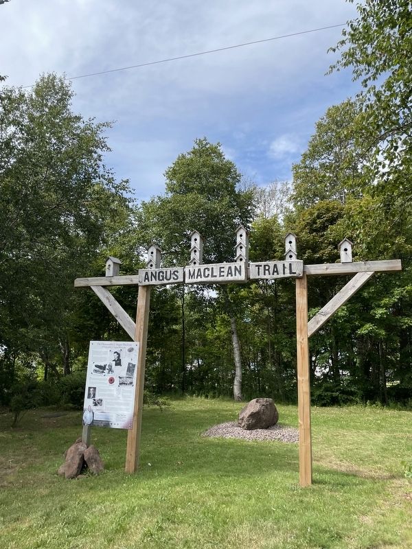 The Honourable J. Angus MacLean Marker image. Click for full size.