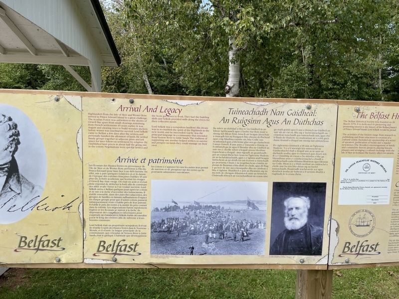 Arrival and Legacy Marker. Click for full size. Arrival and Legacy Marker image. Click for full size.