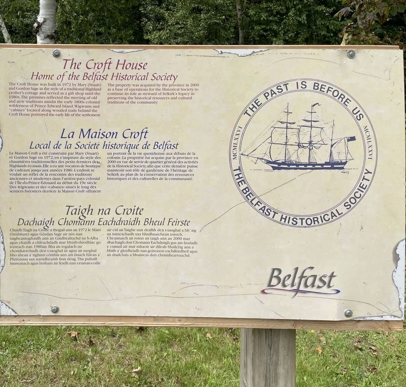 The Croft House Marker image. Click for full size.
