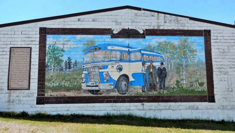 Terrace Bay Marker & Mural. Click for full size. Terrace Bay Marker & Mural image. Click for full size.