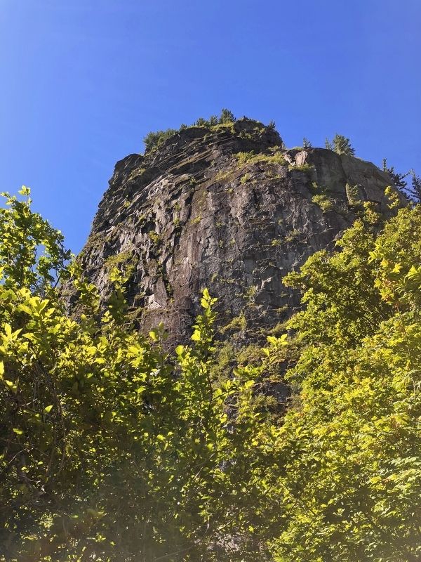 Beacon Rock, north side. Click for full size. Beacon Rock, north side image. Click for full size.