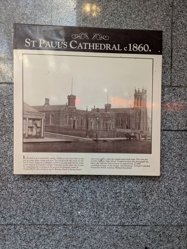St Paul's Cathedral c1860 Marker. Click for full size. St Paul's Cathedral c1860 Marker image. Click for full size.