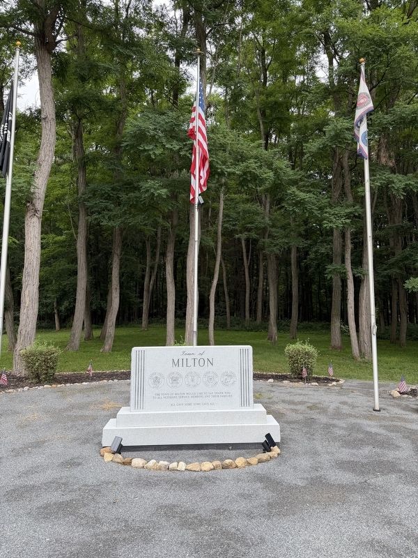 Town of Milton Marker. Click for full size. Town of Milton Marker image. Click for full size.