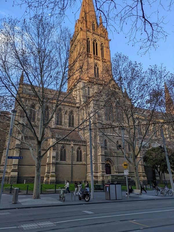 The Current St Paul's Cathedral as seen from the Marker. Click for full size. The Current St Paul's Cathedral as seen from the Marker image. Click for full size.