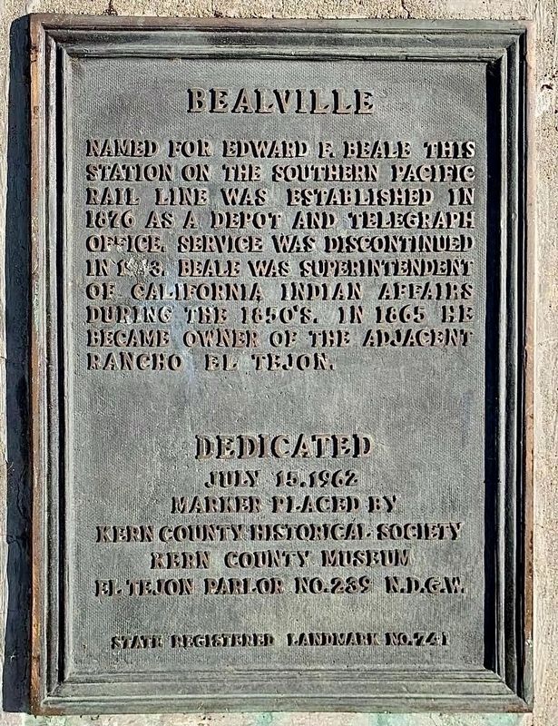 Bealville Marker. Click for full size. Bealville Marker image. Click for full size.