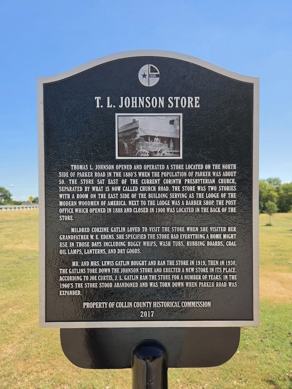 T.L. Johnson Store Marker. Click for full size. T.L. Johnson Store Marker image. Click for full size.