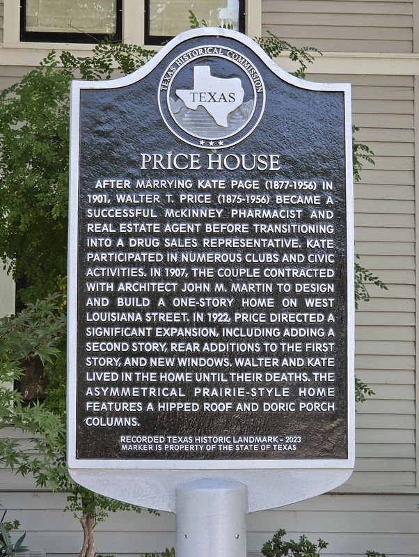 Price House Marker. Click for full size. Price House Marker image. Click for full size.