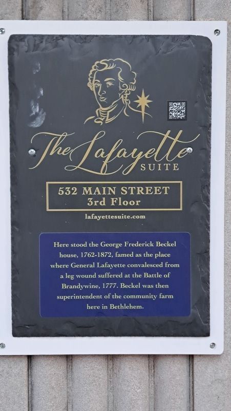 Lafayette Marker image. Click for full size.