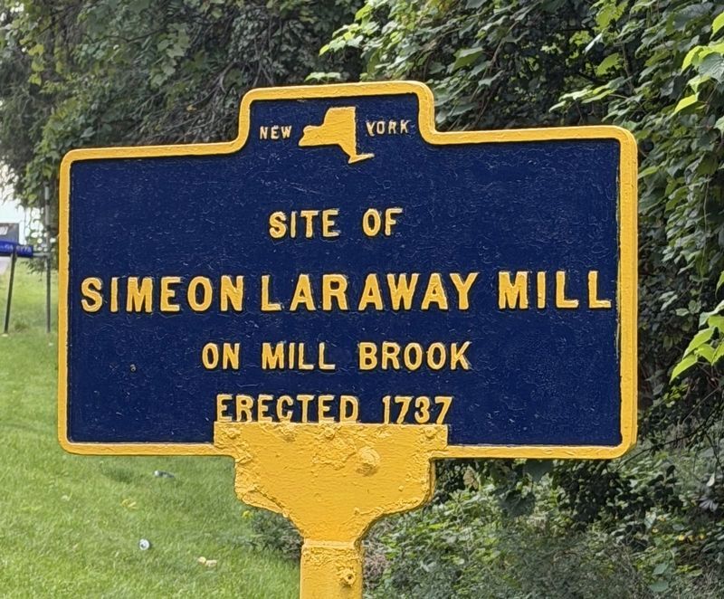 Simeon Laraway Mill Marker. Click for full size. Simeon Laraway Mill Marker image. Click for full size.