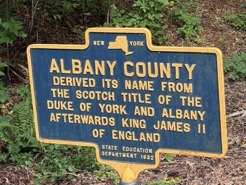 Albany County Marker. Click for full size. Albany County Marker image. Click for full size.
