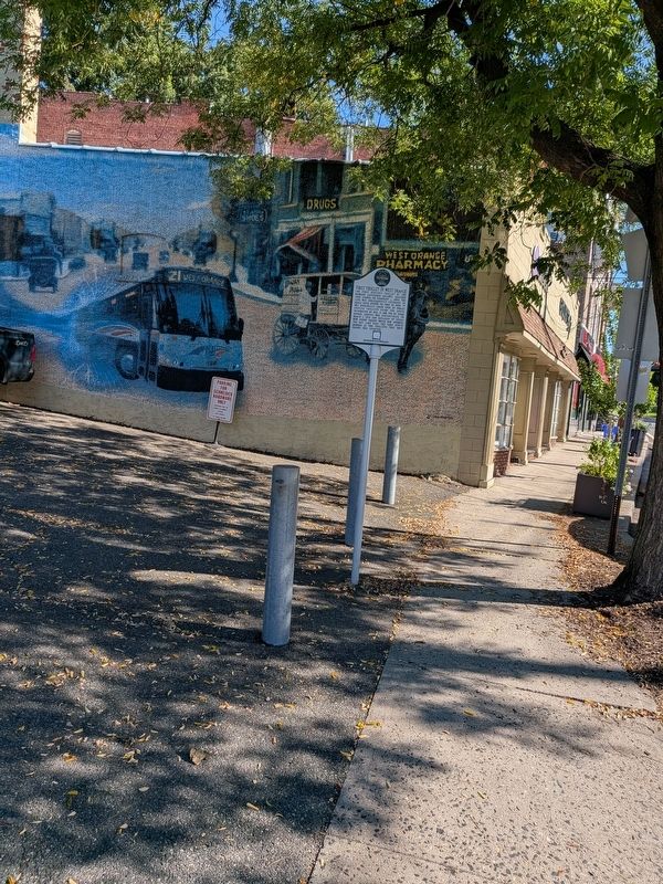 First Trolley In West Orange Marker. Click for full size. First Trolley In West Orange Marker image. Click for full size.