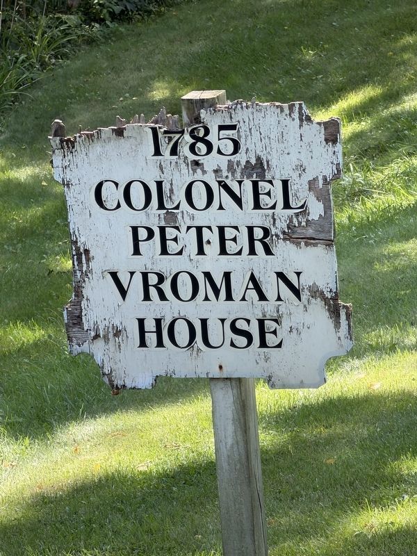 Colonel Peter Vroman House. Click for full size. Colonel Peter Vroman House image. Click for full size.