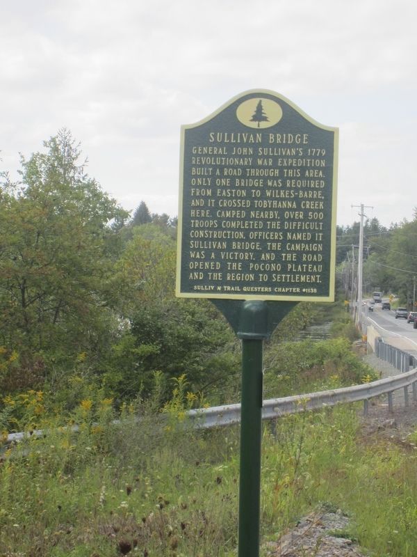 Sullivan Bridge Marker. Click for full size. Sullivan Bridge Marker image. Click for full size.