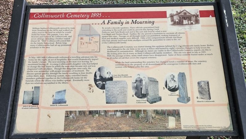 Collinsworth Cemetery. Click for full size. Collinsworth Cemetery image. Click for full size.
