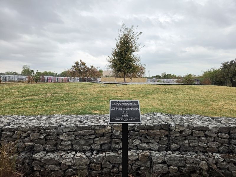 Hamilton School Site and Marker. Click for full size. Hamilton School Site and Marker image. Click for full size.