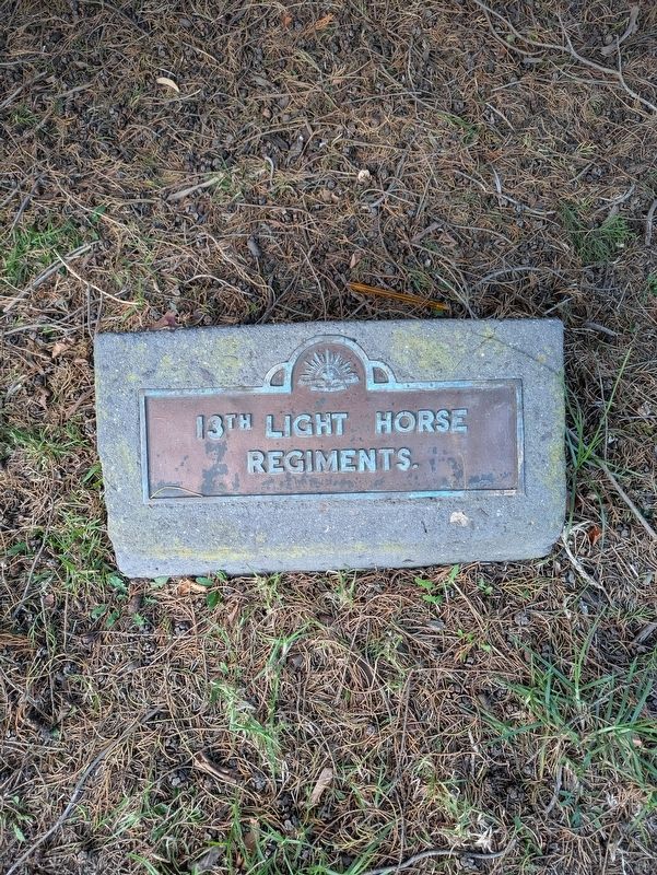 13th Light Horse Marker image. Click for full size.