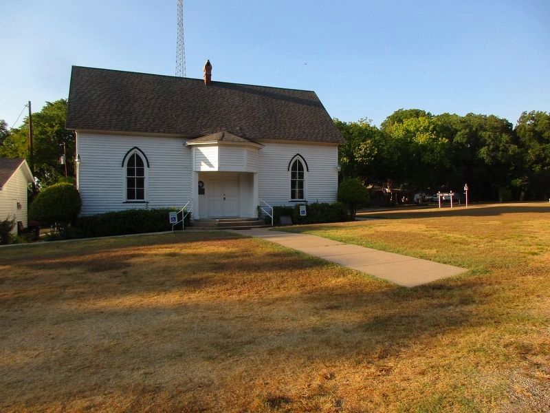 Rockett Christian Church and Marker. Click for full size. Rockett Christian Church and Marker image. Click for full size.