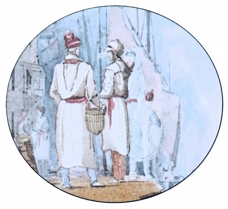 Marker detail: Voyageurs Canada, J.C. Young. Click for full size. Marker detail: Voyageurs Canada, J.C. Young image. Click for full size.