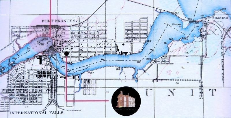 Marker detail: Fort Frances Central. Click for full size. Marker detail: Fort Frances Central image. Click for full size.