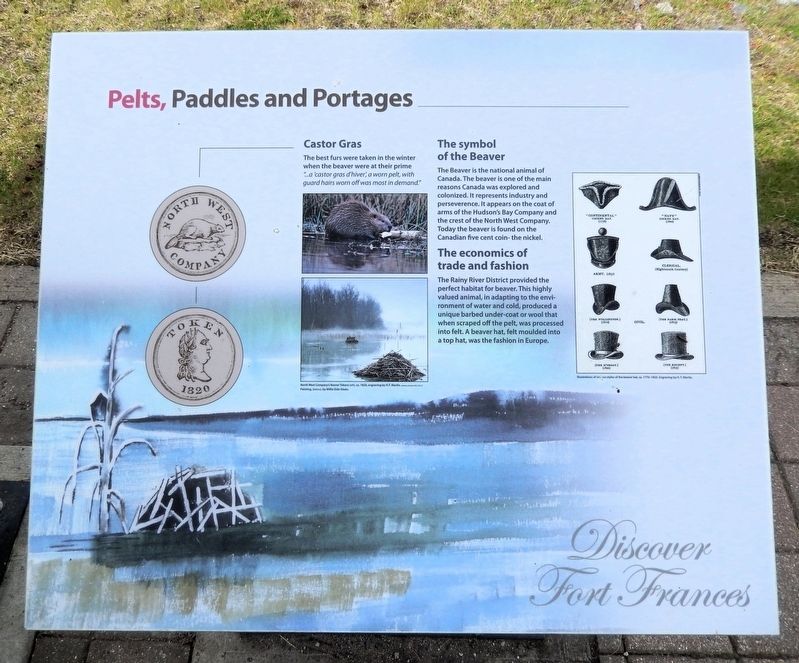Pelts, Paddles and Portages Marker. Click for full size. Pelts, Paddles and Portages Marker image. Click for full size.