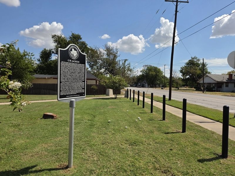 G.W. Jackson Marker. Click for full size. G.W. Jackson Marker image. Click for full size.