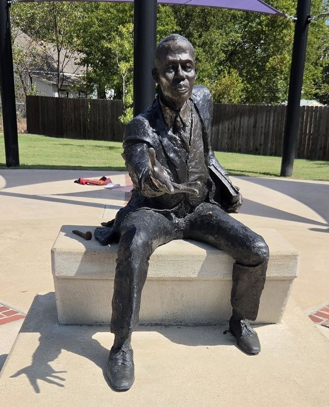 G.W. Jackson Statue in the park. Click for full size. G.W. Jackson Statue in the park image. Click for full size.