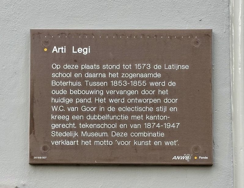 Arti Legi Marker. Click for full size. Arti Legi Marker image. Click for full size.