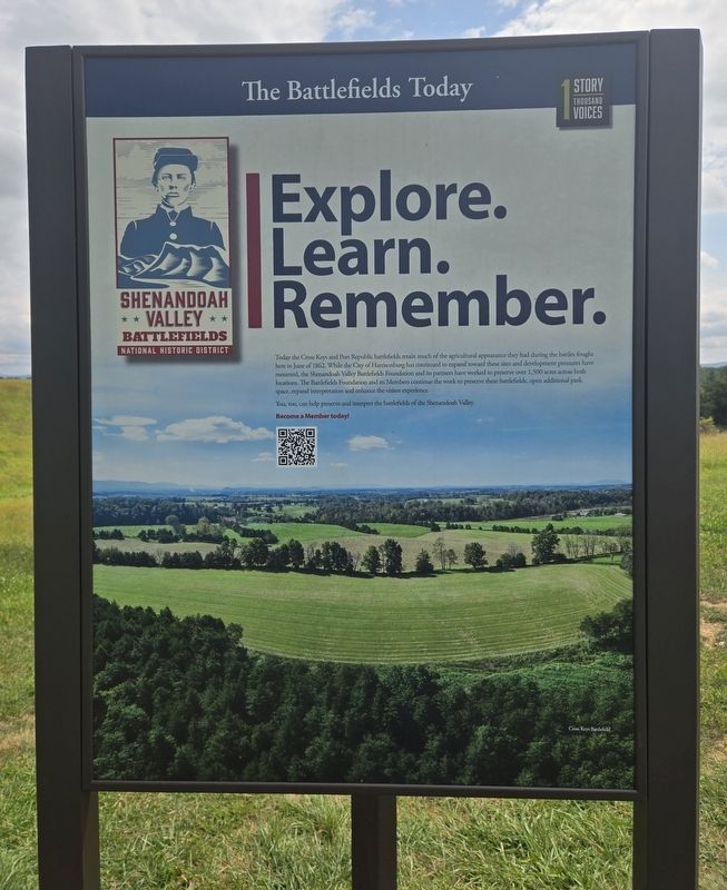 The Battlefields Today Marker. Click for full size. The Battlefields Today Marker image. Click for full size.