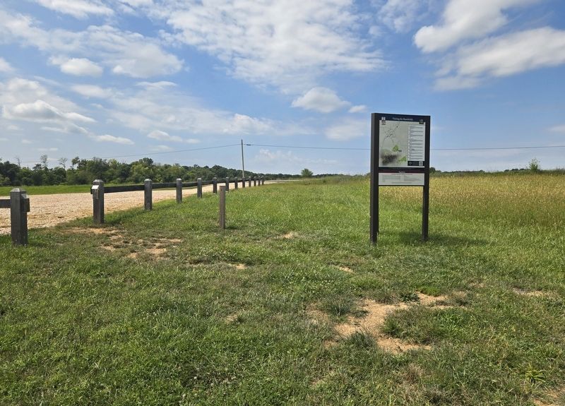 Visiting the Battlefields Marker. Click for full size. Visiting the Battlefields Marker image. Click for full size.