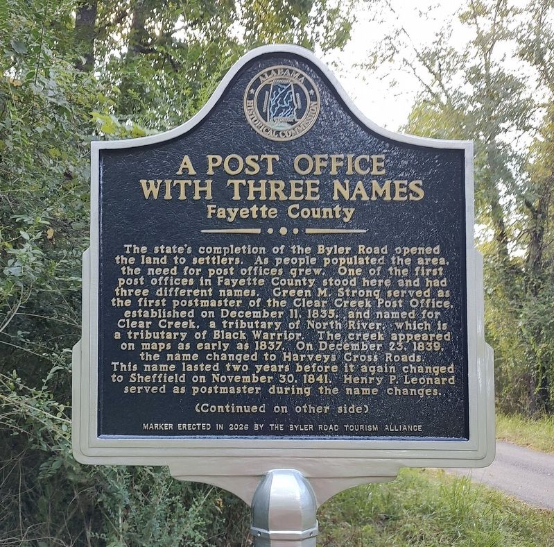 A Post Office with Three Names Marker image. Click for full size.