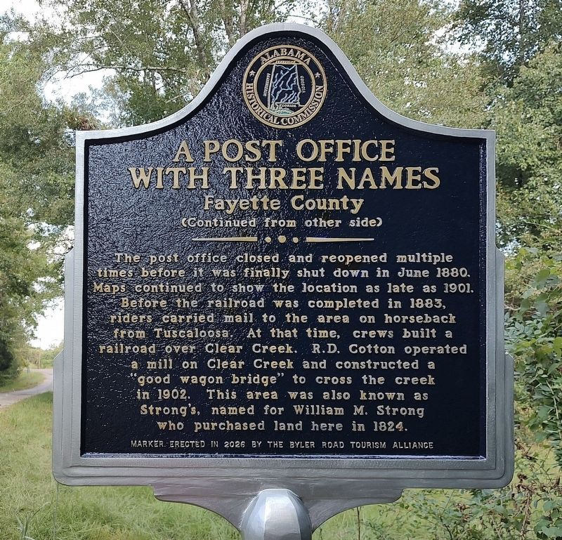 A Post Office with Three Names Marker image. Click for full size.