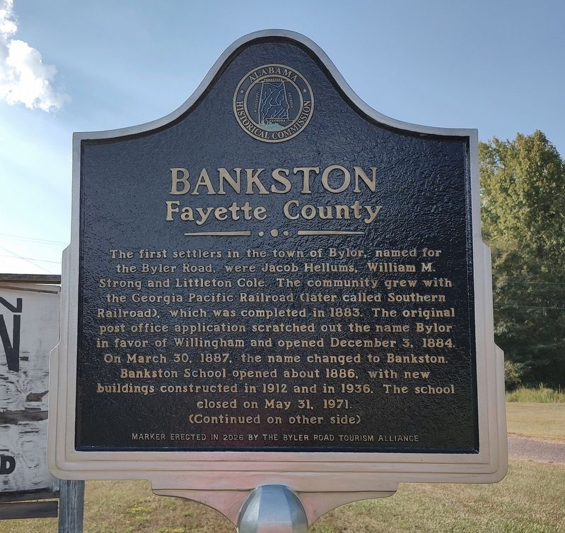Bankston Marker. Click for full size. Bankston Marker image. Click for full size.
