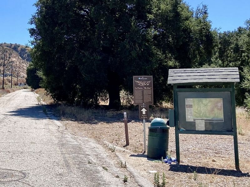 La Puerta Marker. Click for full size. La Puerta Marker image. Click for full size.