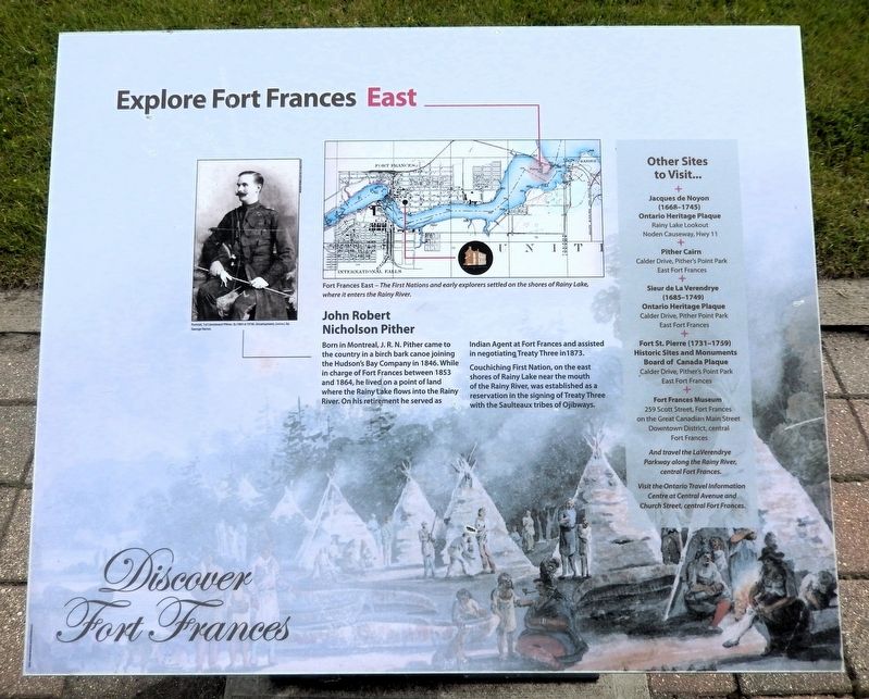 Explore Fort Frances East Marker. Click for full size. Explore Fort Frances East Marker image. Click for full size.