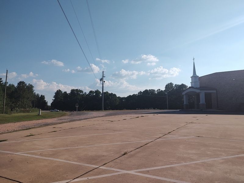 New Liberty Church and Cemetery / O'Possum Trot School Marker image. Click for full size.