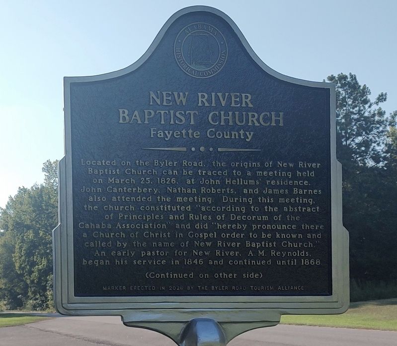 New River Baptist Church Marker. Click for full size. New River Baptist Church Marker image. Click for full size.