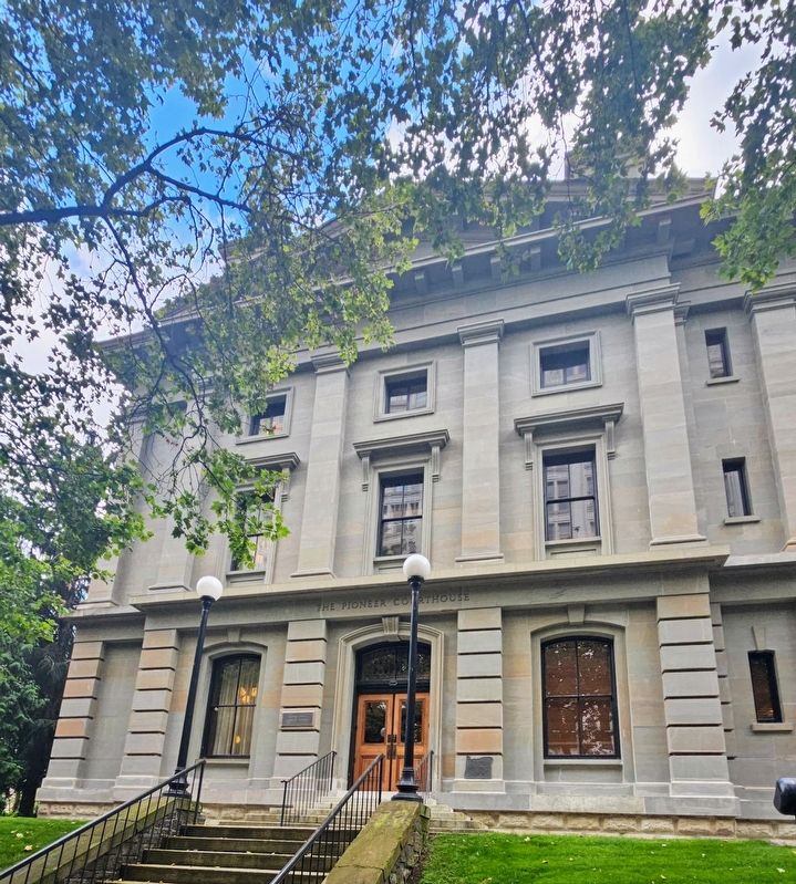 The Pioneer Courthouse. Click for full size. The Pioneer Courthouse image. Click for full size.