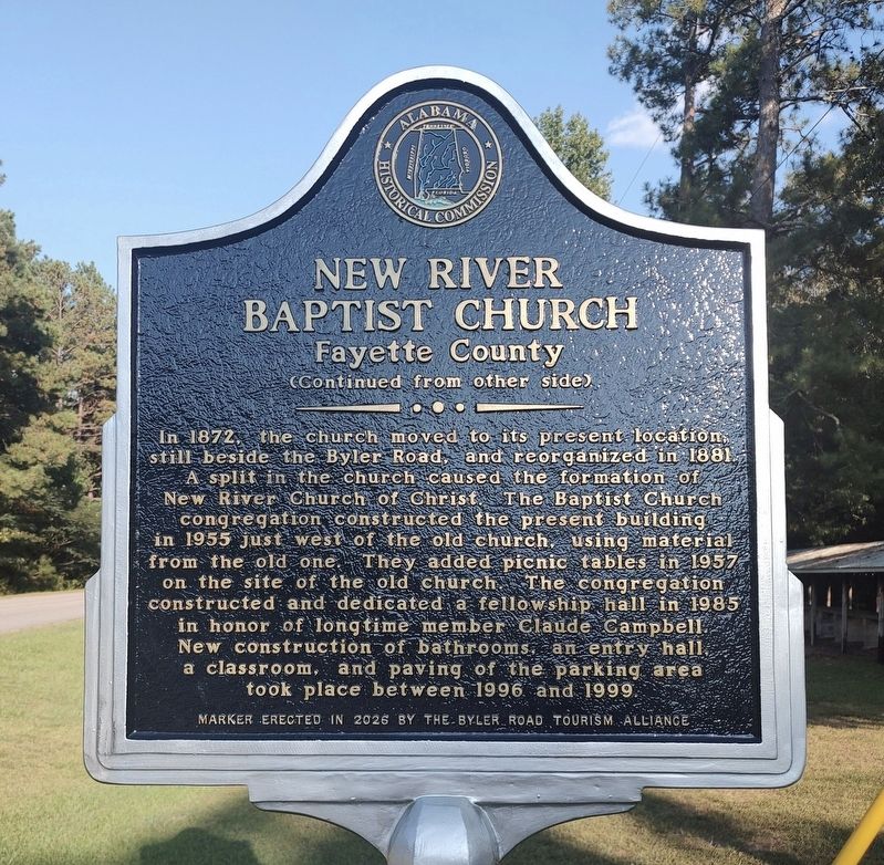 New River Baptist Church Marker. Click for full size. New River Baptist Church Marker image. Click for full size.