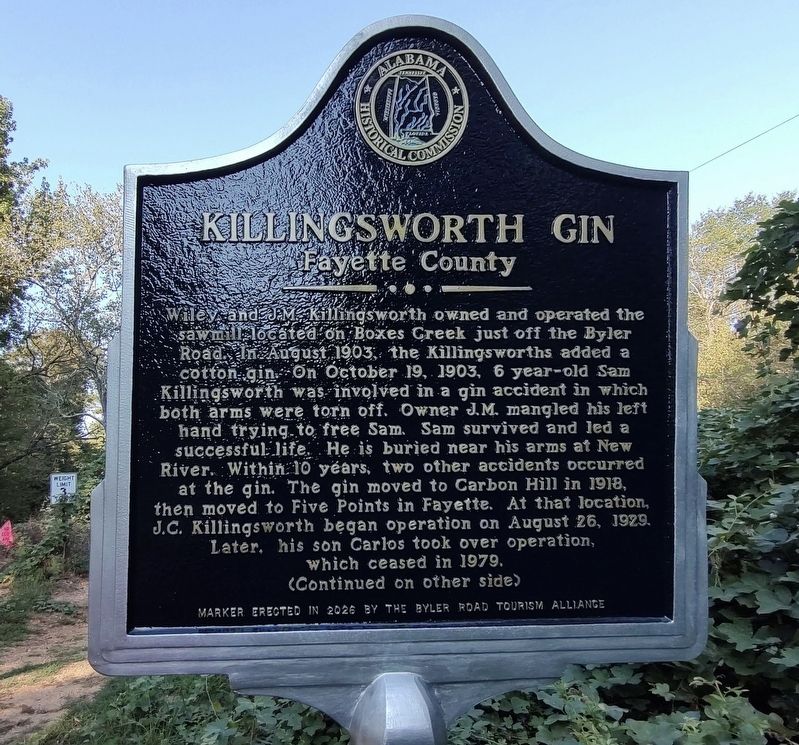 Killingsworth Gin Marker. Click for full size. Killingsworth Gin Marker image. Click for full size.